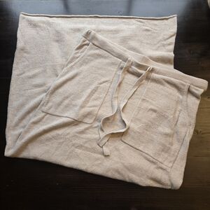 Barefoot Dreams Maxi Skirt Womens Beige Cozychic Ultra Lite